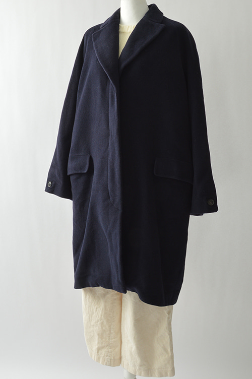 (Made in ENGLAND) NICOLE FARHI oversized coat (cashmere 15%)